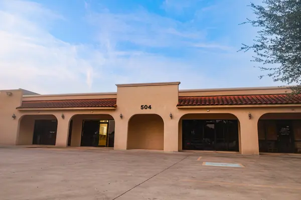 Front of the studio building at 504 W Pecan Blvd in McAllen, Texas